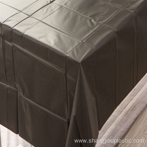 solid color custom plastic peva table cover